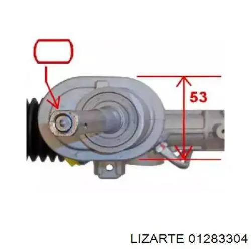 Cremallera de dirección 01283304 Lizarte