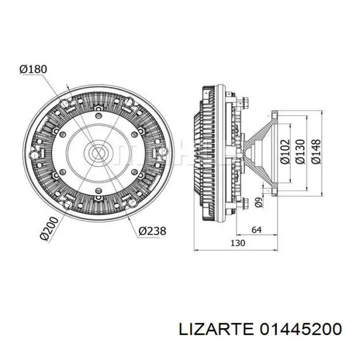 01.44.5200 Lizarte cremallera de dirección