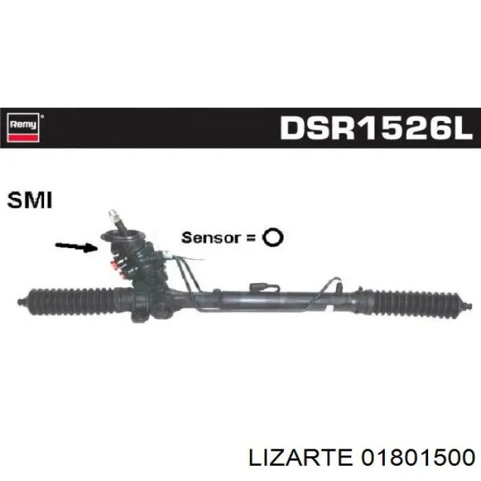 01.80.1500 Lizarte cremallera de dirección