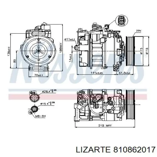 810862017 Lizarte compresor de aire acondicionado