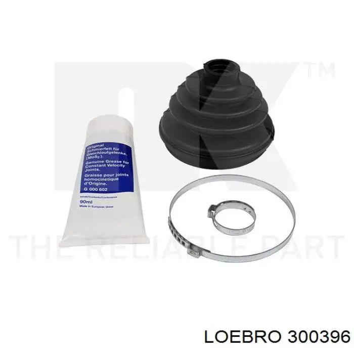 300396 Loebro fuelle, árbol de transmisión delantero exterior