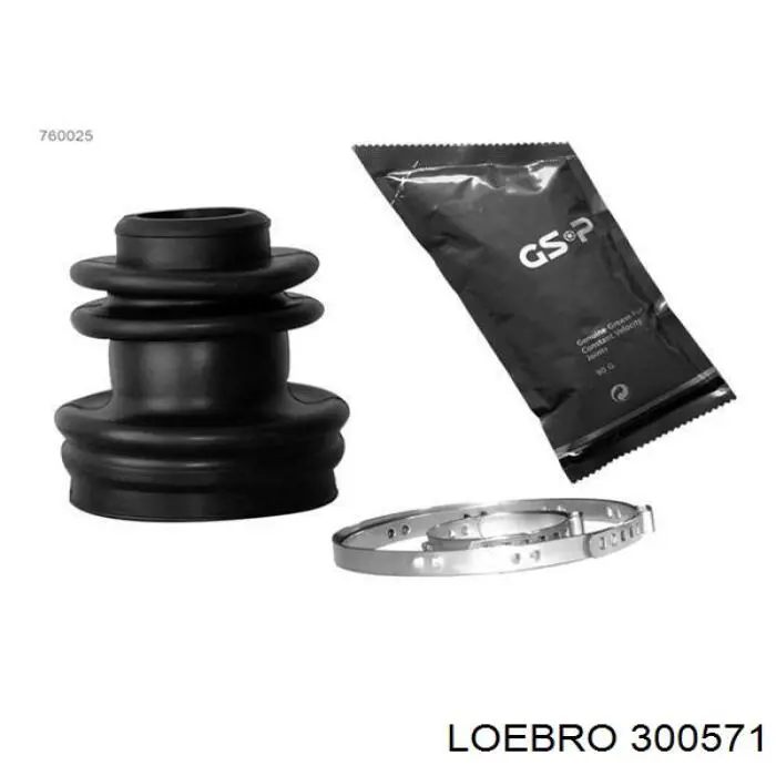 300571 Loebro fuelle, árbol de transmisión delantero interior derecho