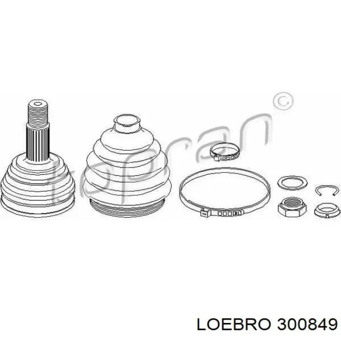 300849 Loebro junta homocinética exterior delantera