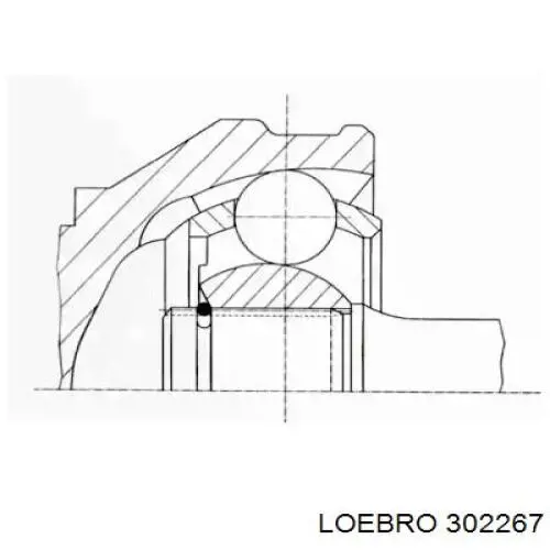 302267 Loebro junta homocinética interior trasera