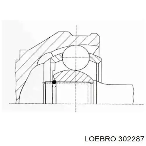 302287 Loebro junta homocinética interior delantera