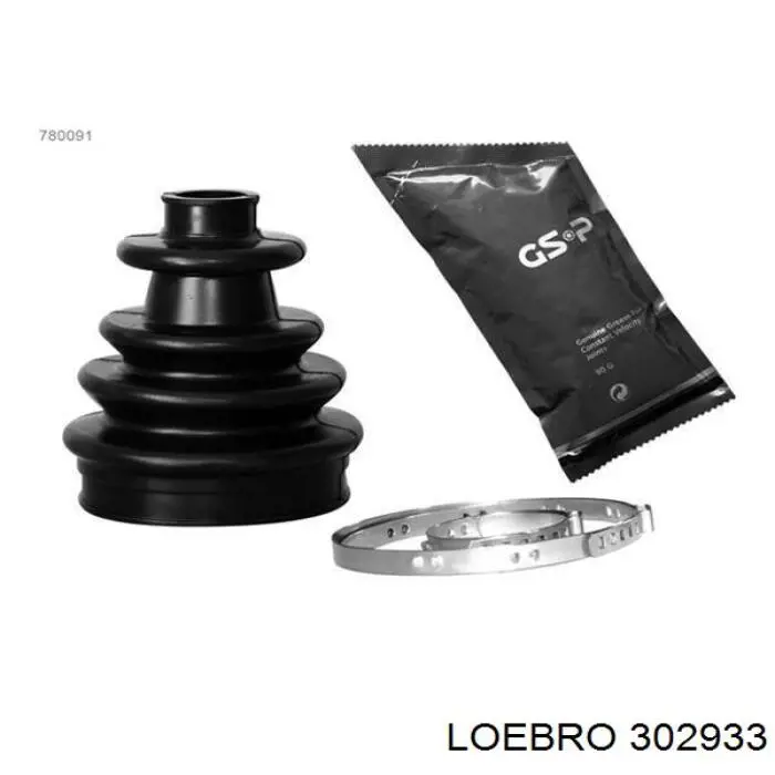 302933 Loebro fuelle, árbol de transmisión delantero exterior