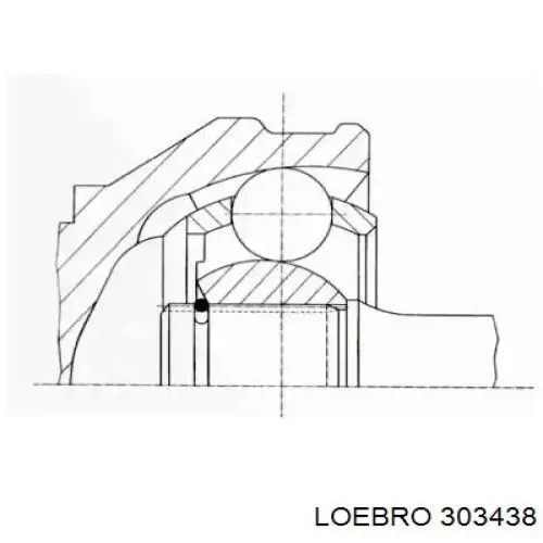 303438 Loebro junta homocinética exterior delantera