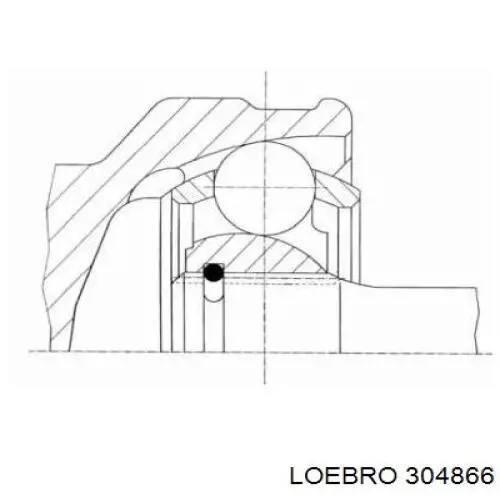 304866 Loebro junta homocinética exterior delantera