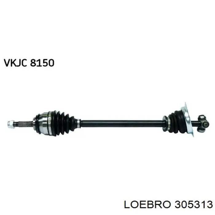 8200930509 Renault (RVI) árbol de transmisión delantero derecho