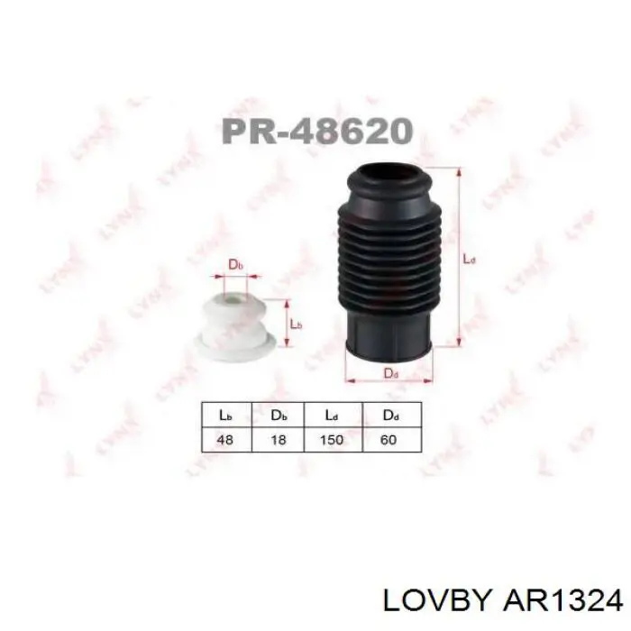 AR1324 Lovby amortiguador trasero