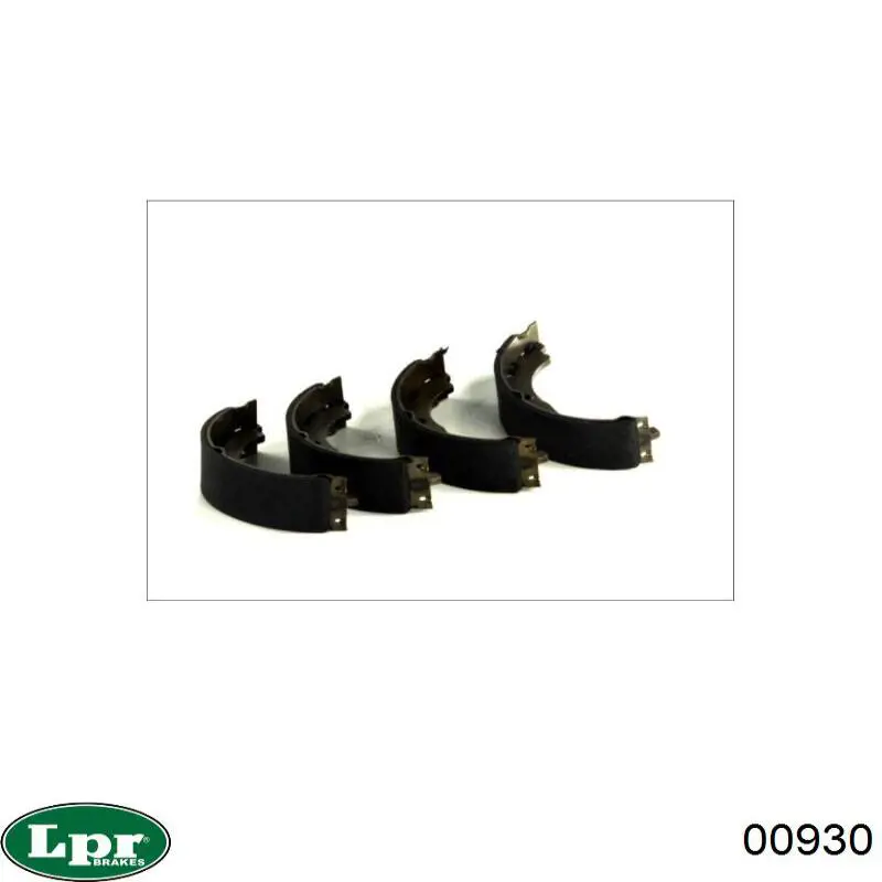 Zapatas de freno traseras LPR 00930