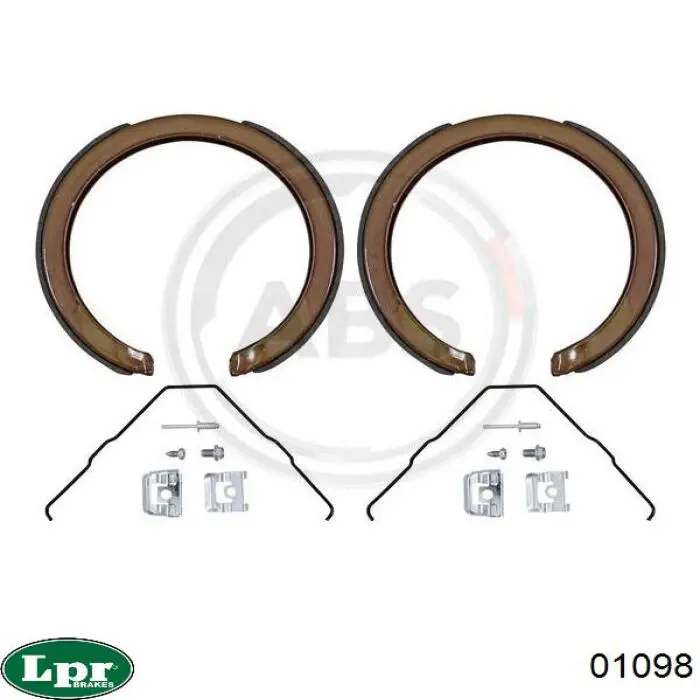 Zapatas de freno de mano 01098 LPR