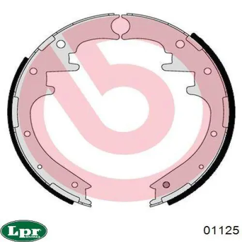 Zapatas de freno 01125 LPR