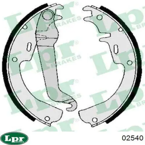 Zapatas de freno 02540 LPR