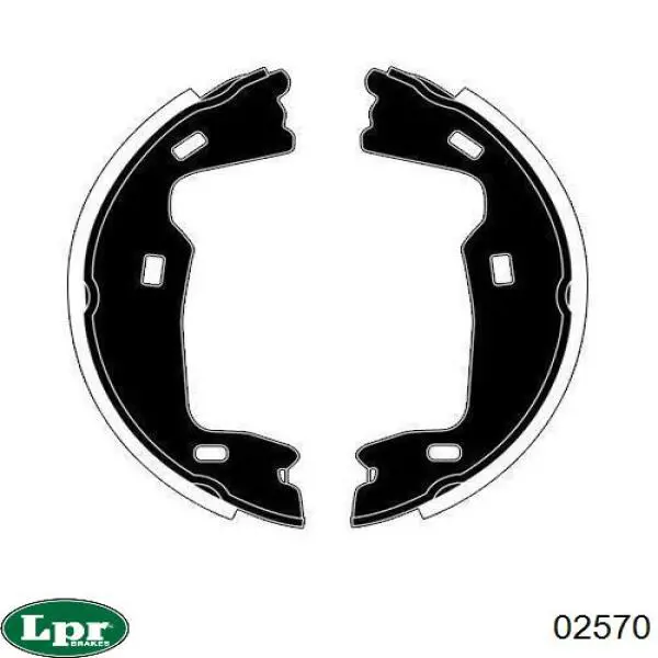 Zapatas de freno de mano LPR 02570 precio, desde 18,82 EUR
