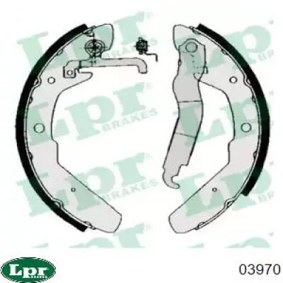 Zapatas de freno traseras LPR 03970