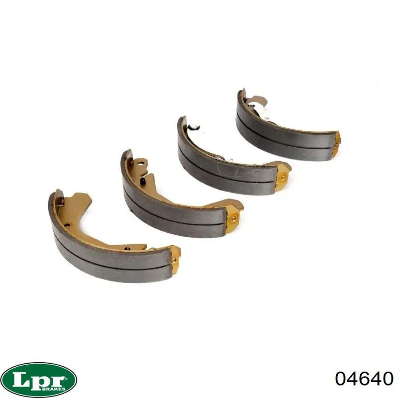 Zapatas de freno traseras LPR 04640