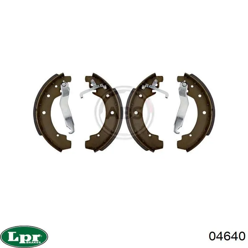 Zapatas de freno 04640 LPR