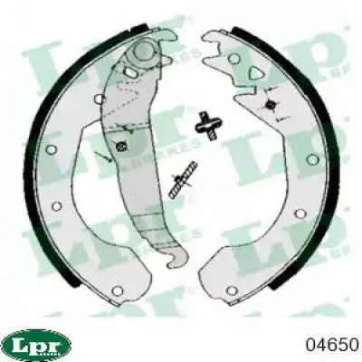 Zapatas de freno traseras LPR 04650
