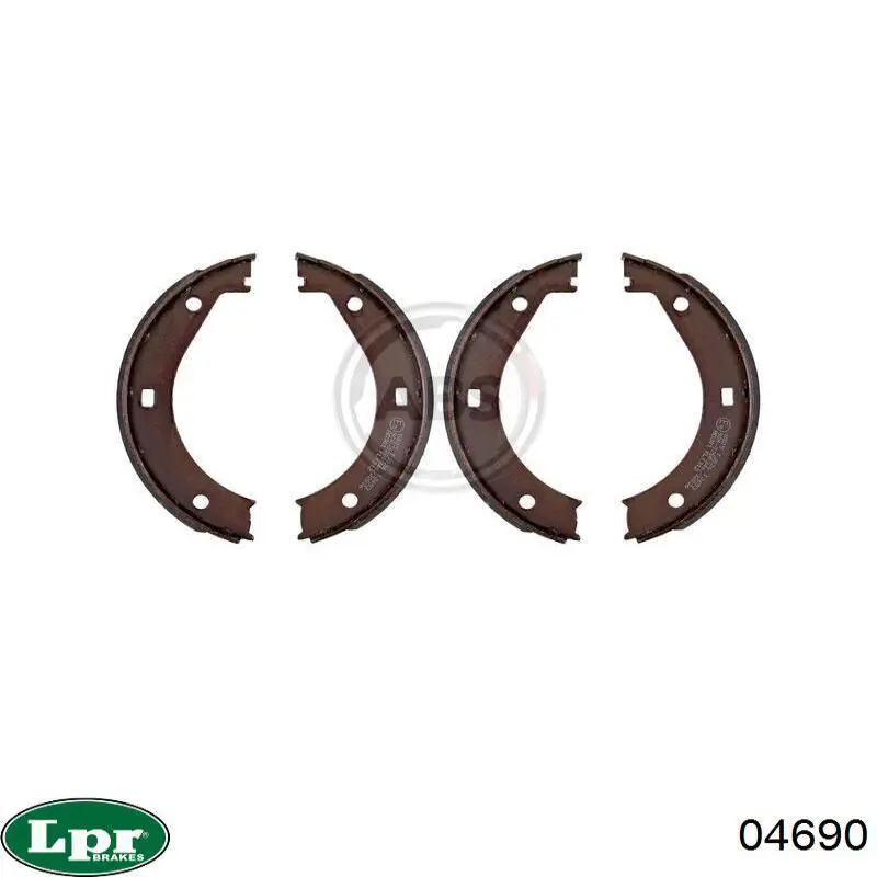 Juego de zapatas de frenos, freno de estacionamiento BMW 5 E28