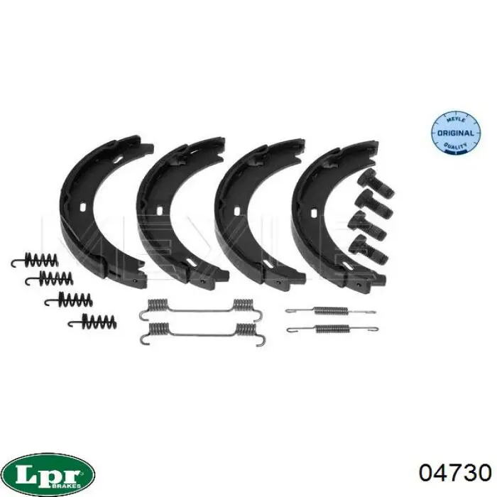 Juego de zapatas de frenos, freno de estacionamiento Mercedes E C124