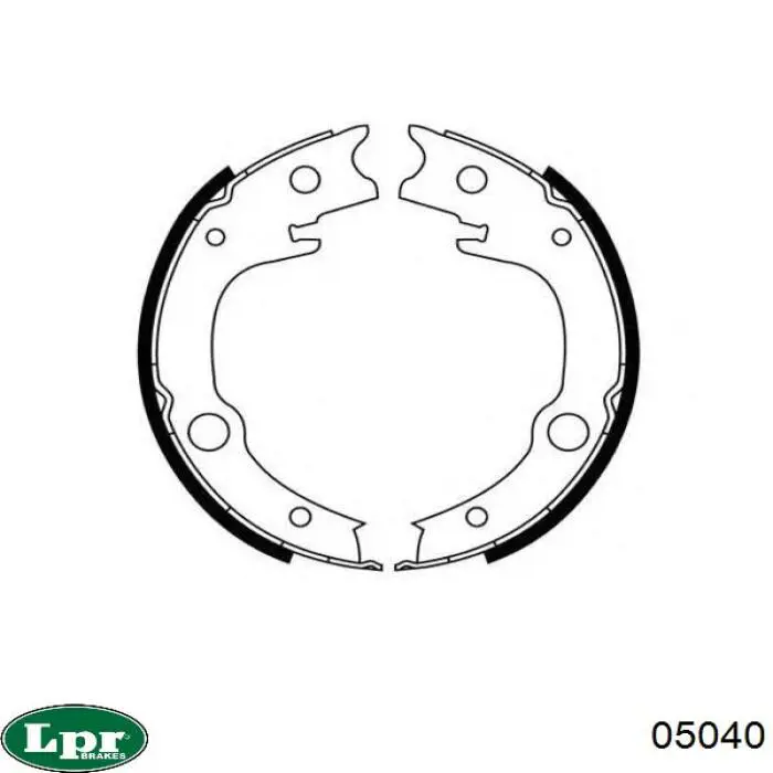 Zapatas de freno 05040 LPR
