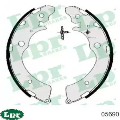 Zapatas de freno 05690 LPR