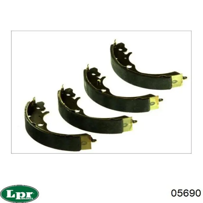 Zapatas de freno traseras LPR 05690