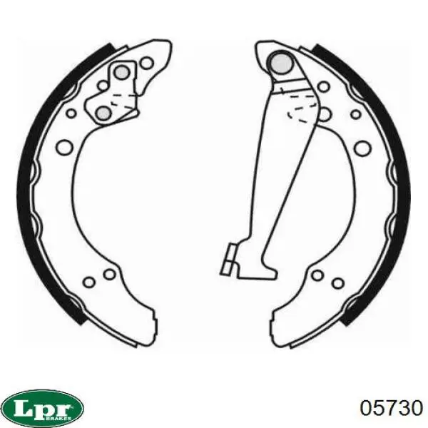 Zapatas de freno de tambor traseras LPR 05730 precio, desde 22,14 EUR