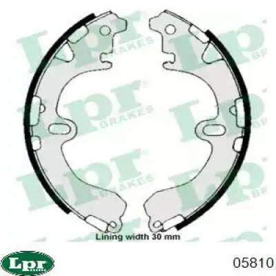 Zapatas de freno 05810 LPR