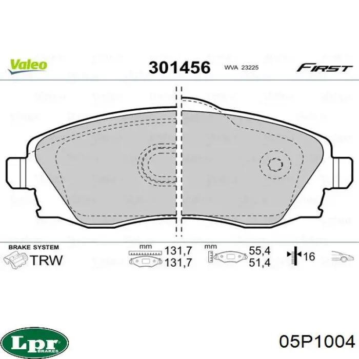 Pastillas de freno delanteras Opel Corsa F08, F68