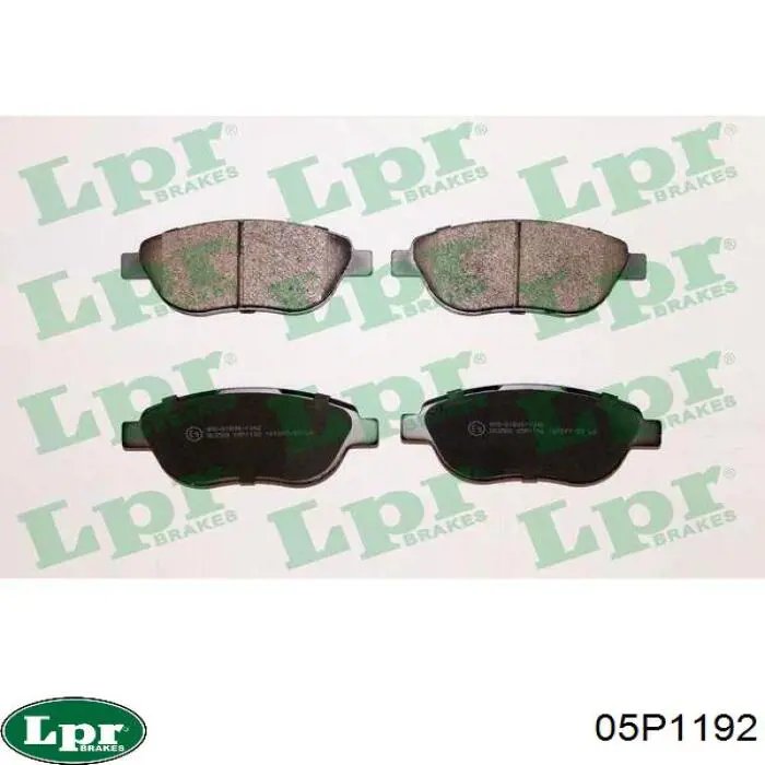 Comprar 05P1192 LPR Pastillas delanteras de freno