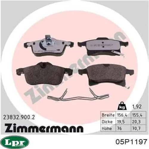 Pastillas de freno delanteras Opel Corsa X12