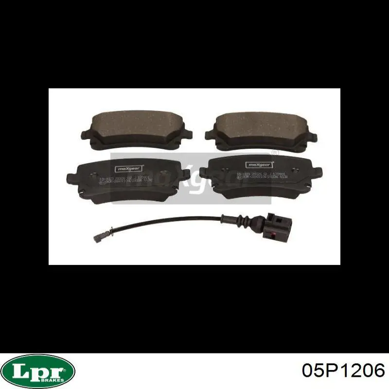 Pastillas traseras de freno LPR 05P1206 precio, desde 28,18 EUR
