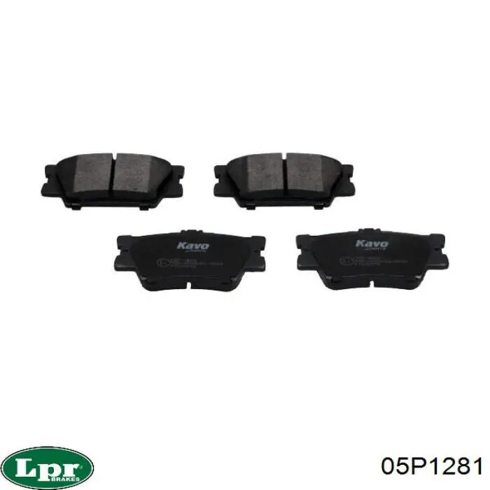 Pastillas traseras de freno LPR 05P1281 precio, desde 17,39 EUR