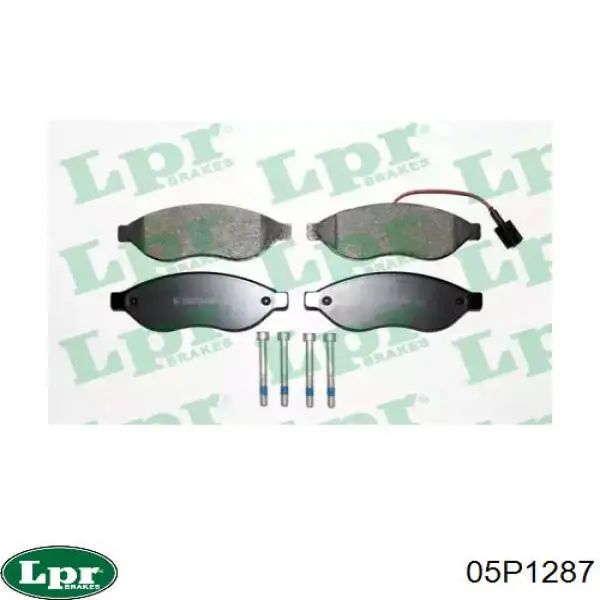 Pastillas freno delanteras LPR 05P1287 precio, desde 31,12 EUR