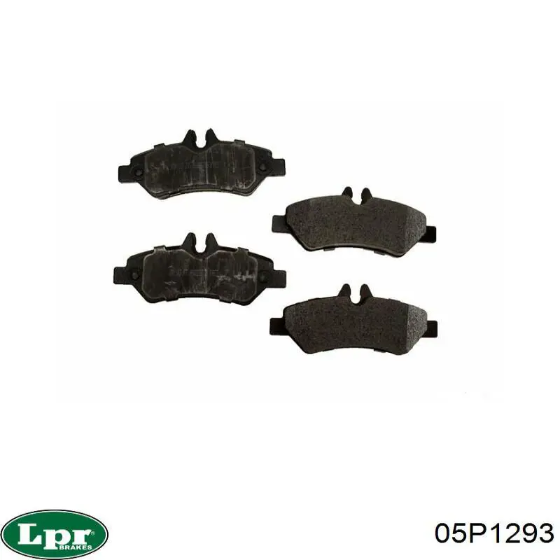 Pastillas de freno traseras 05P1293 LPR