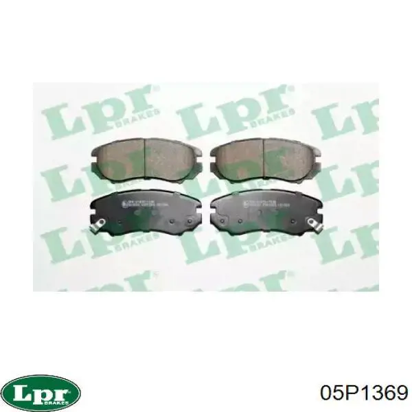 05P1369 LPR Pastillas delanteras