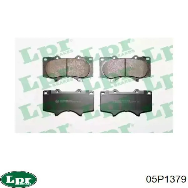 05P1379 LPR Pastillas delanteras