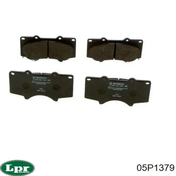 Pastillas de freno delanteras LPR 05P1379