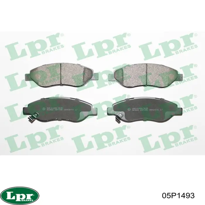 05P1493 LPR Pastillas delanteras