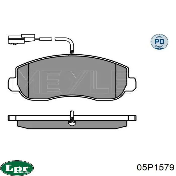 05P1579 LPR pastillas de freno delanteras