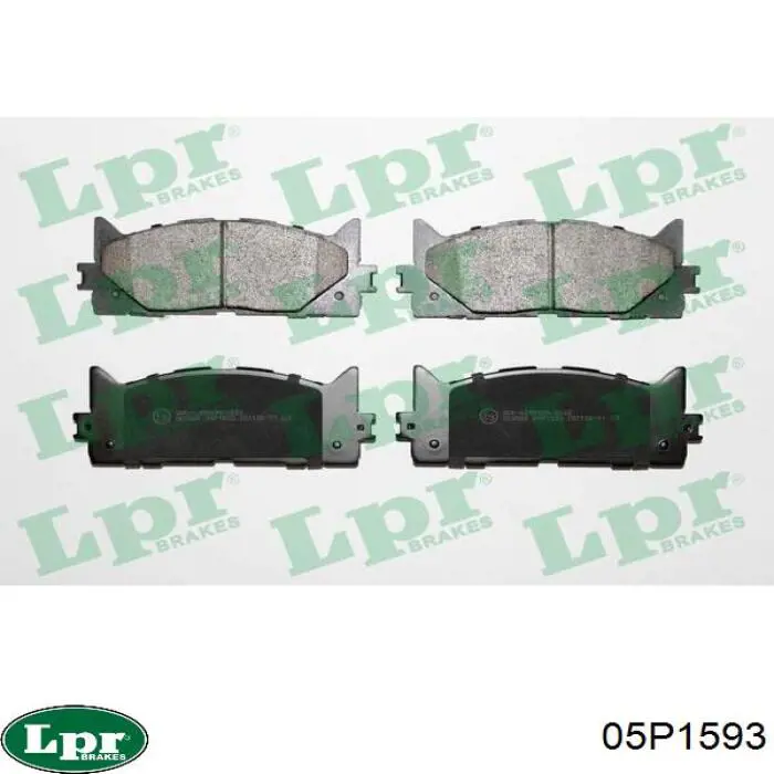 Pastillas freno delanteras LPR 05P1593 precio, desde 29,08 EUR