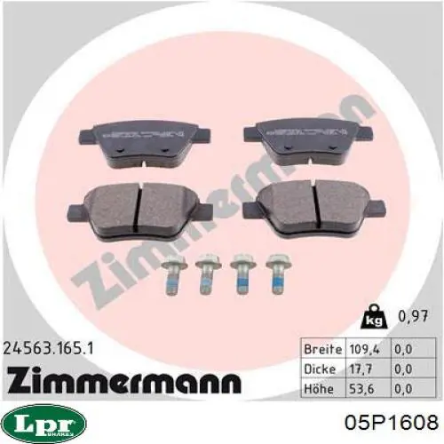 Pastillas de freno traseras Volkswagen Jetta 6 162, 163, AV3, AV2, AY2, AY3