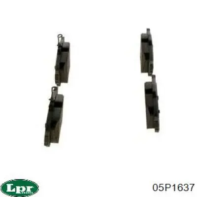 05P1637 LPR Pastillas freno traseras