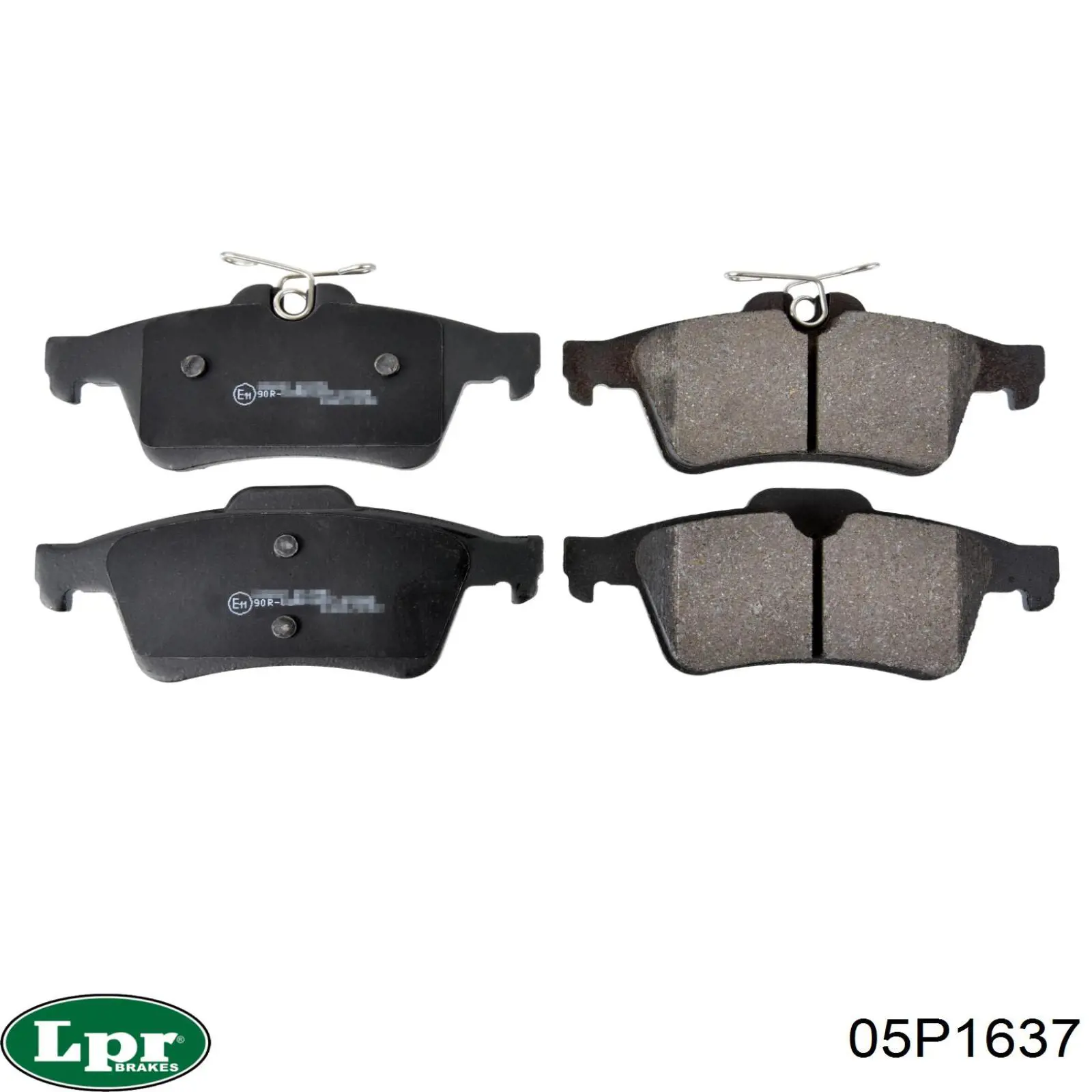 Comprar 05P1637 LPR Pastillas de freno traseras