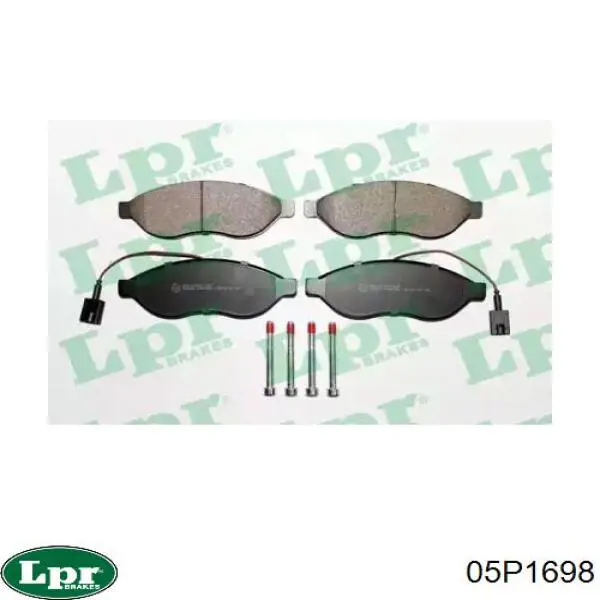 05P1698 LPR Pastillas delanteras