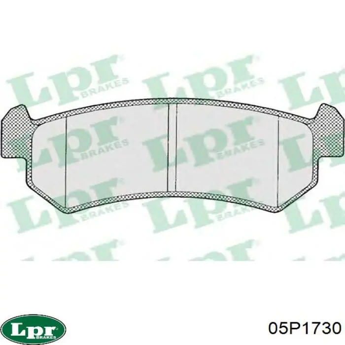 05P1730 LPR pastillas de freno delanteras