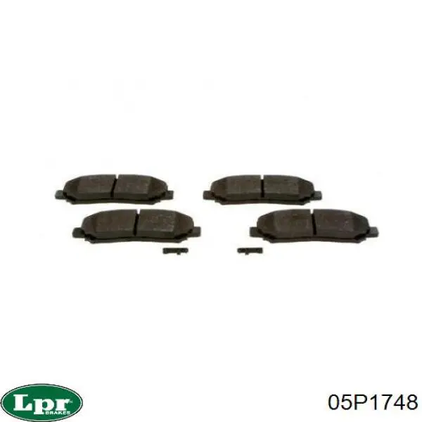 Pastillas de freno delanteras LPR 05P1748