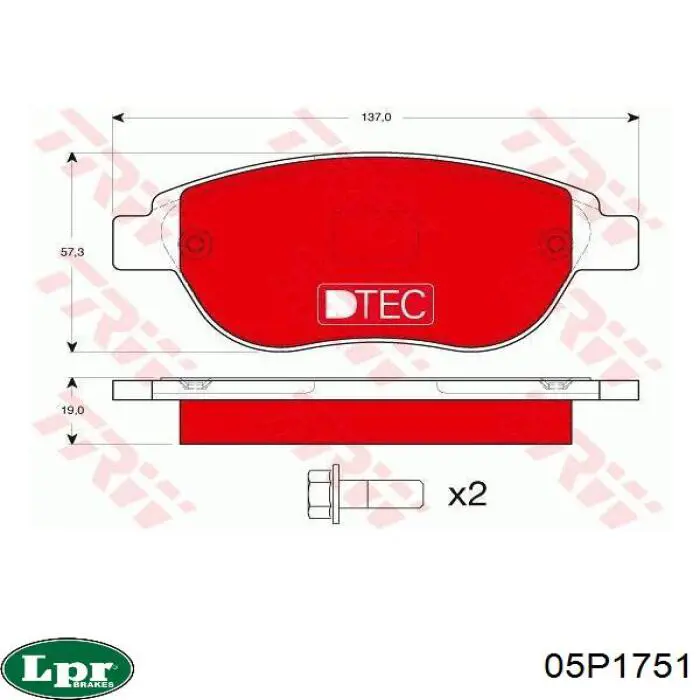 Pastillas de freno delanteras Citroen C3 1 FC